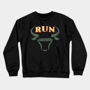 Bull Run: Crypto Finance Design Crewneck Sweatshirt